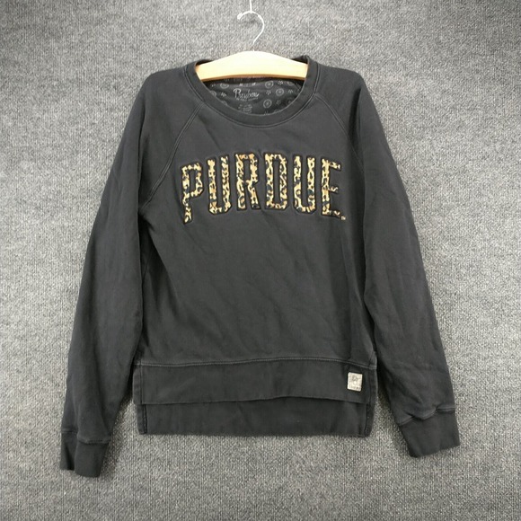 Pressbox by Royce Apparel Women's Sweatshirt Black Medium Purdue University - Picture 2 of 13